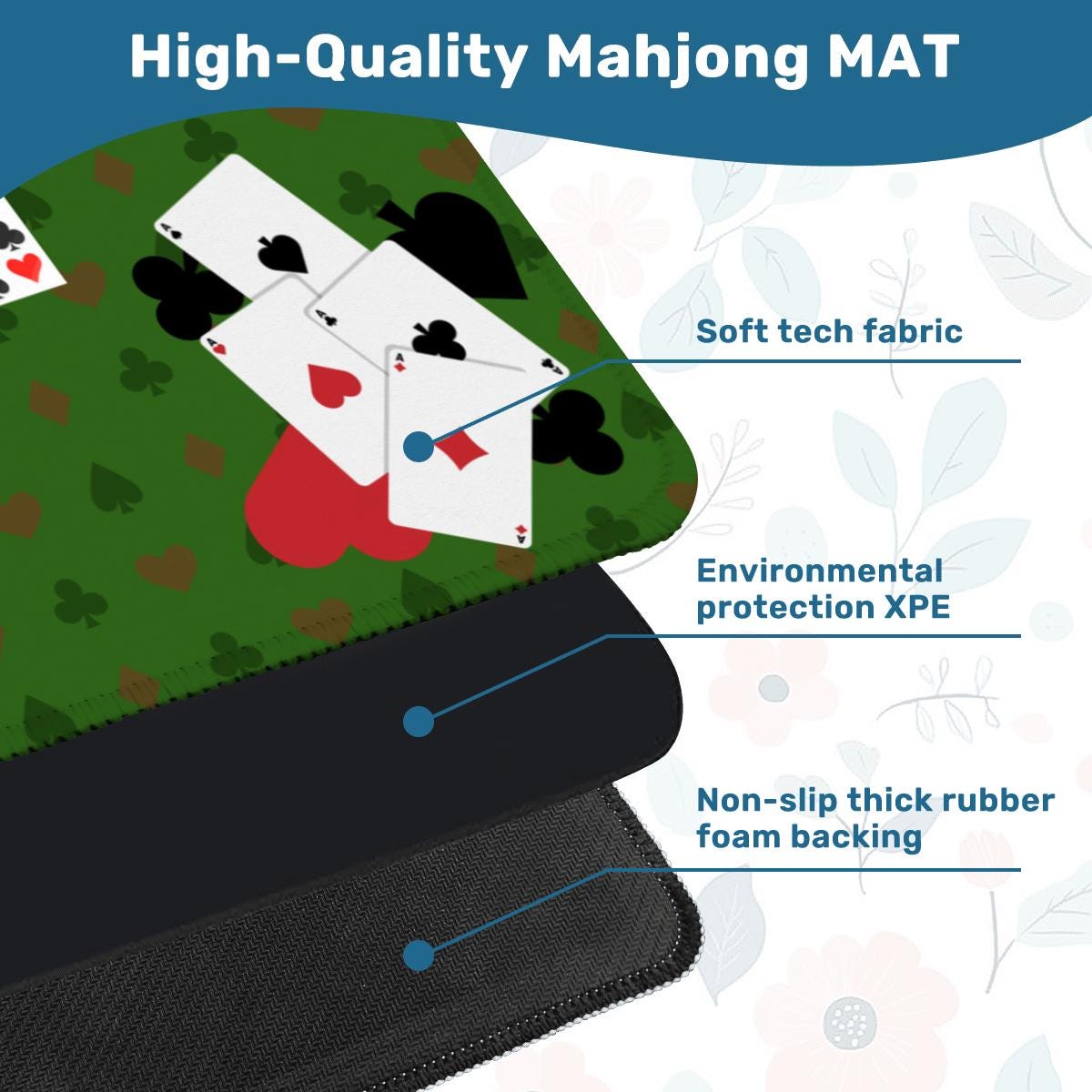 Canasta Game Mat Tabletop