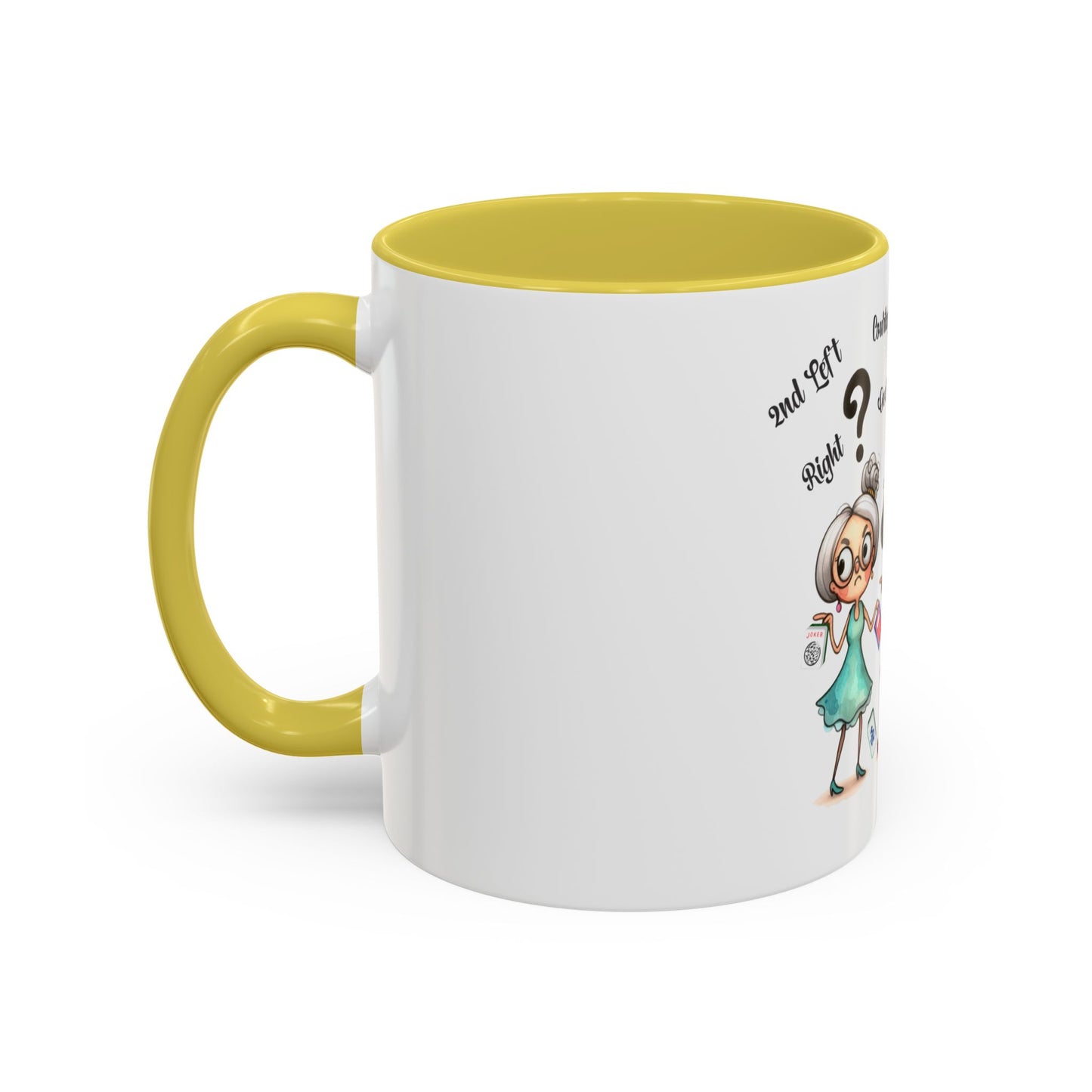 Mahjong Cartoon Mug for Funny Gift, Cute Mahj Coffee Cups, Quirky Drinkware, Playful Mahjong