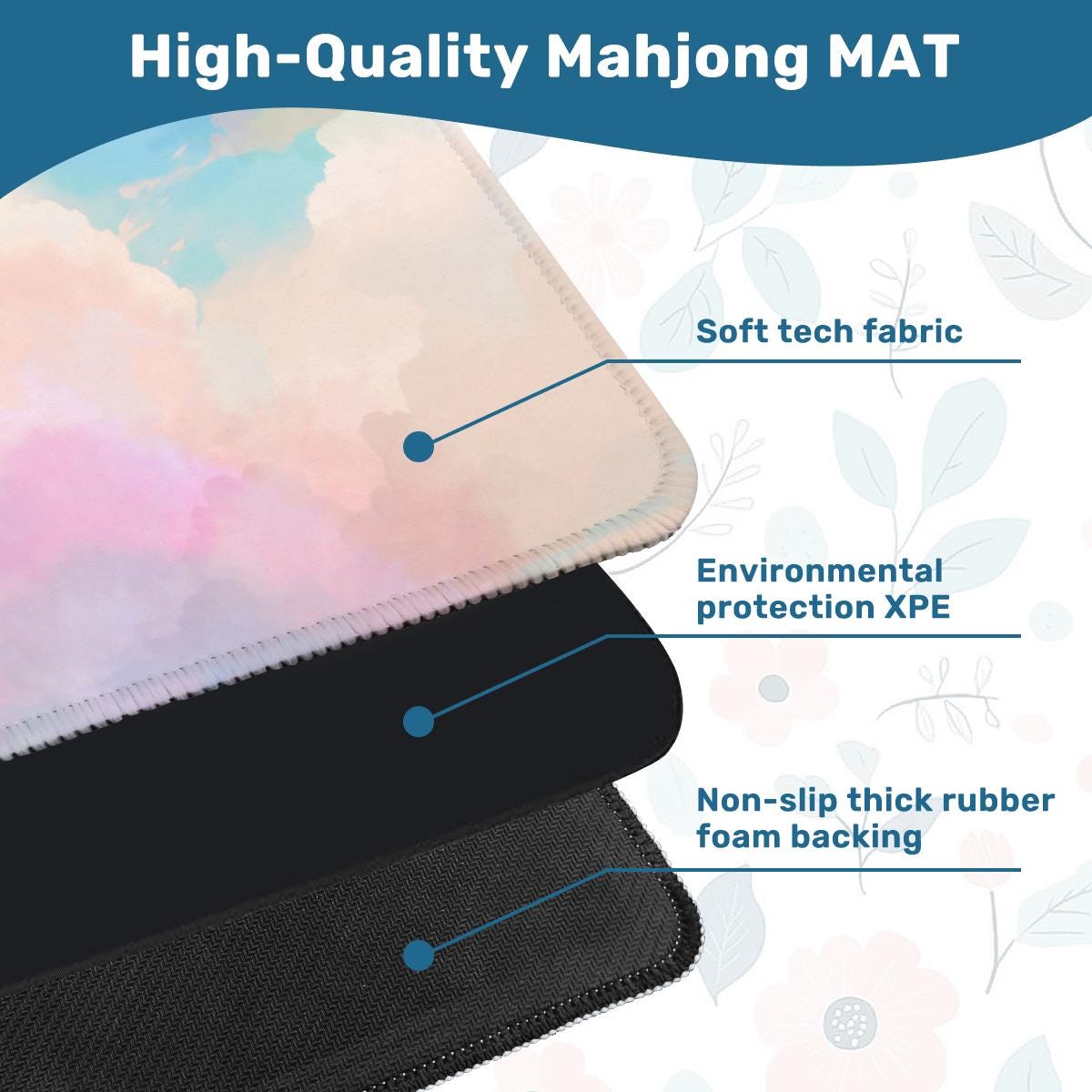 Tie Dye Mahjong Mat