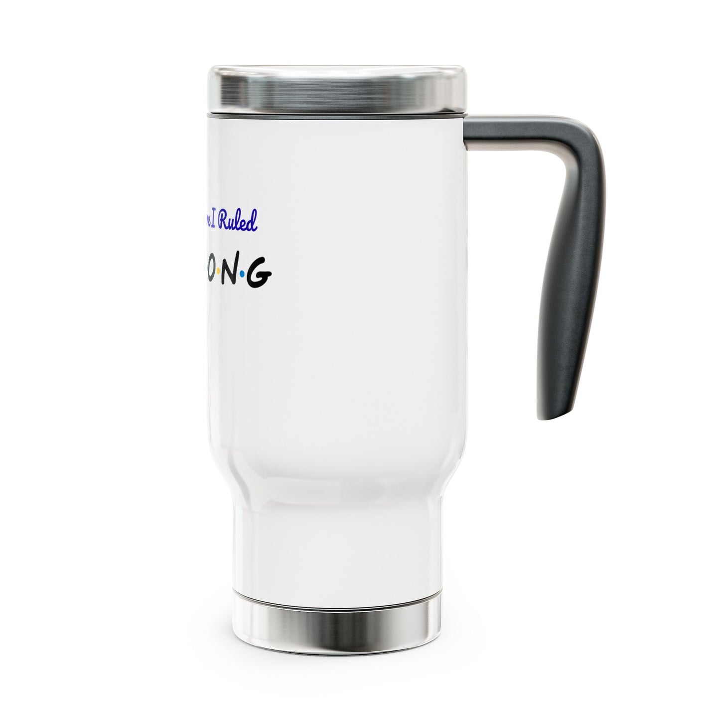 The One Where I Ruled Mahjong Travel Mug - Insulated Coffee Cup, Gift for Mahj Lovers