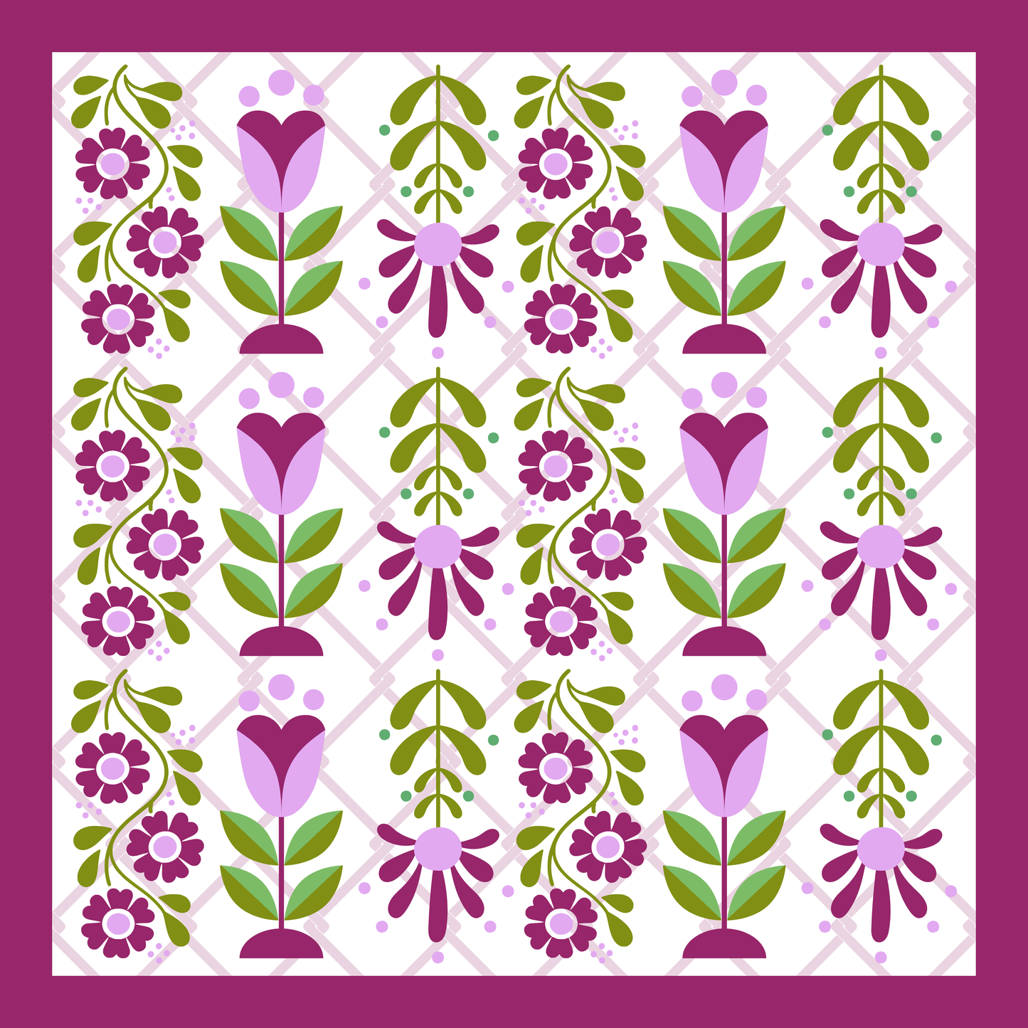 Flower Paper Mahjong Mat: Mahj Game Tabletop