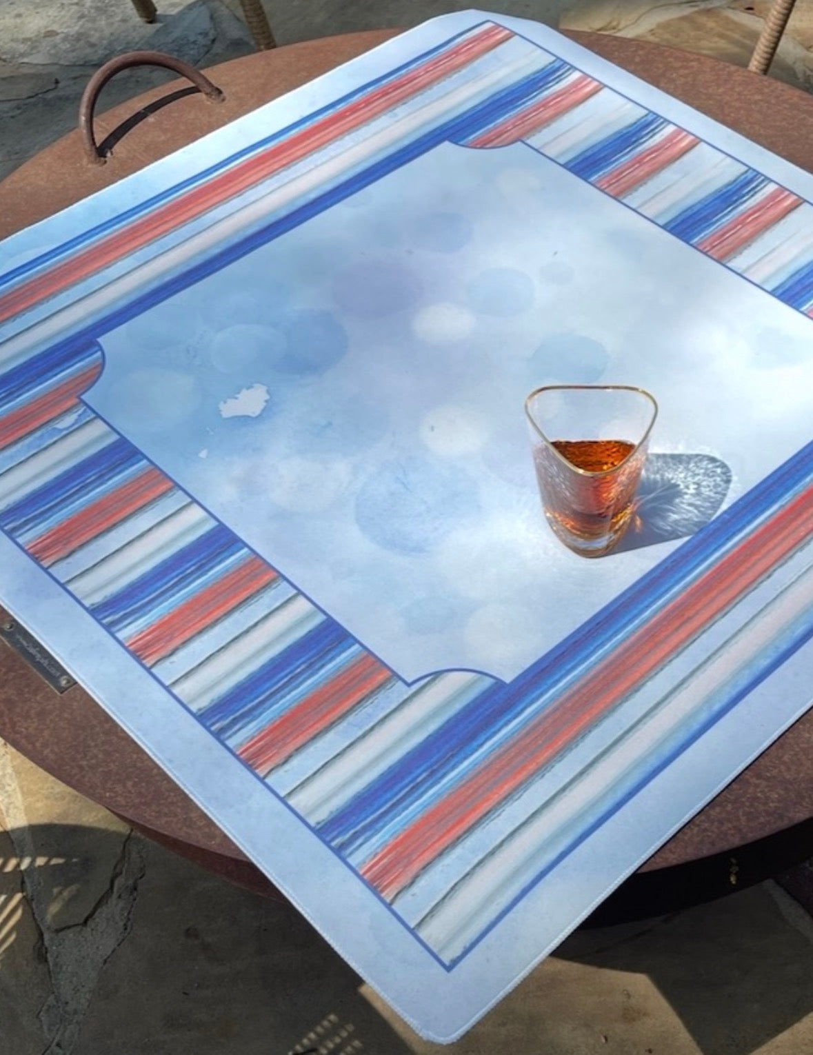 Bubble Stripes Artist Collab Mahjong Mat