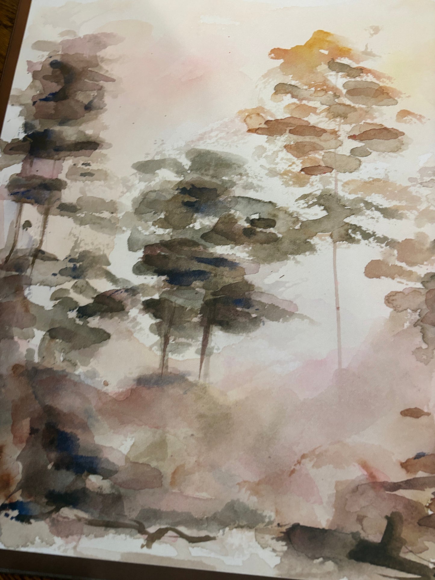 Forest Haze Artist Collab Neoprene Mahjong Mat