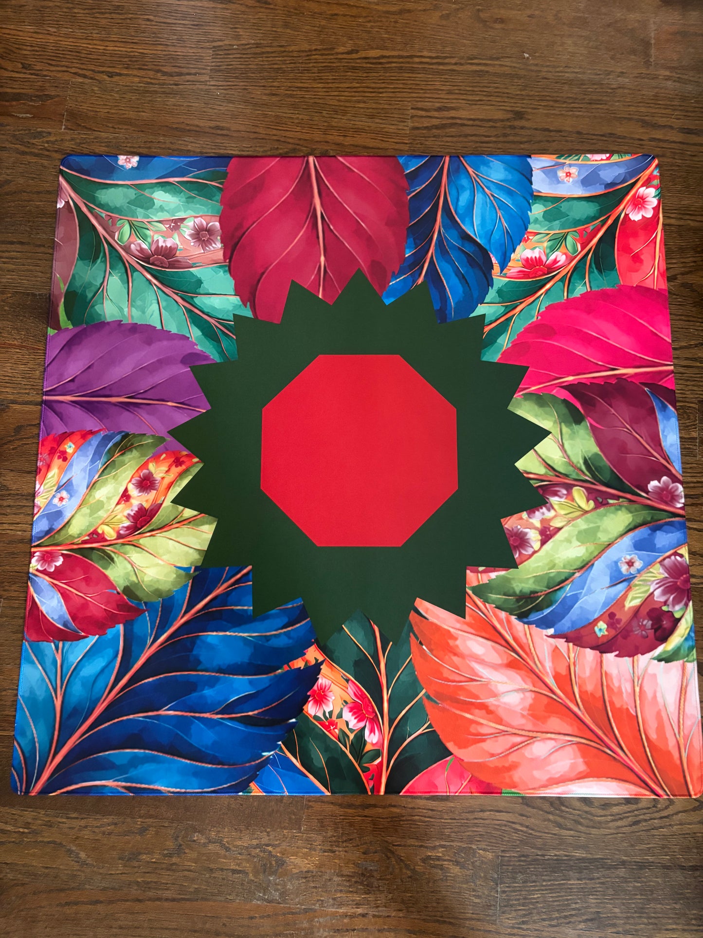 Jewel Garden Neoprene Mahjong Mat
