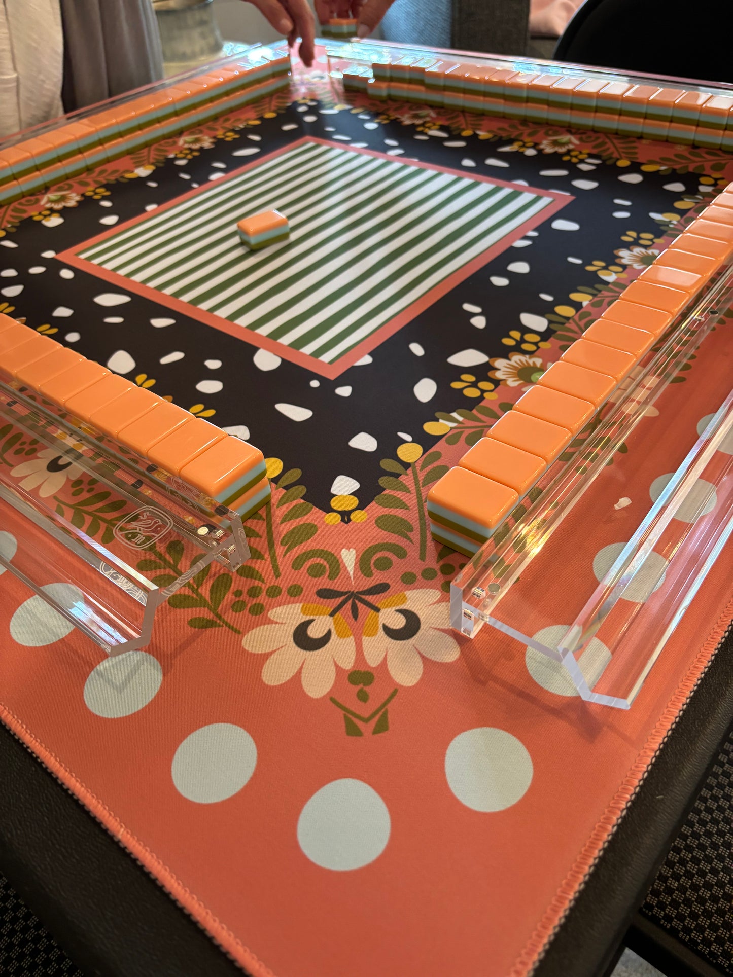 Botanical Garden Neoprene Mahjong Mat