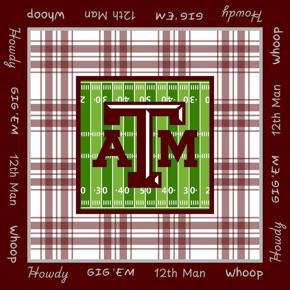 Aggies Neoprene Mahjong Mat