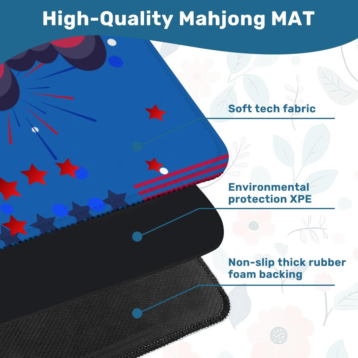 America Neoprene Mahjong Mat