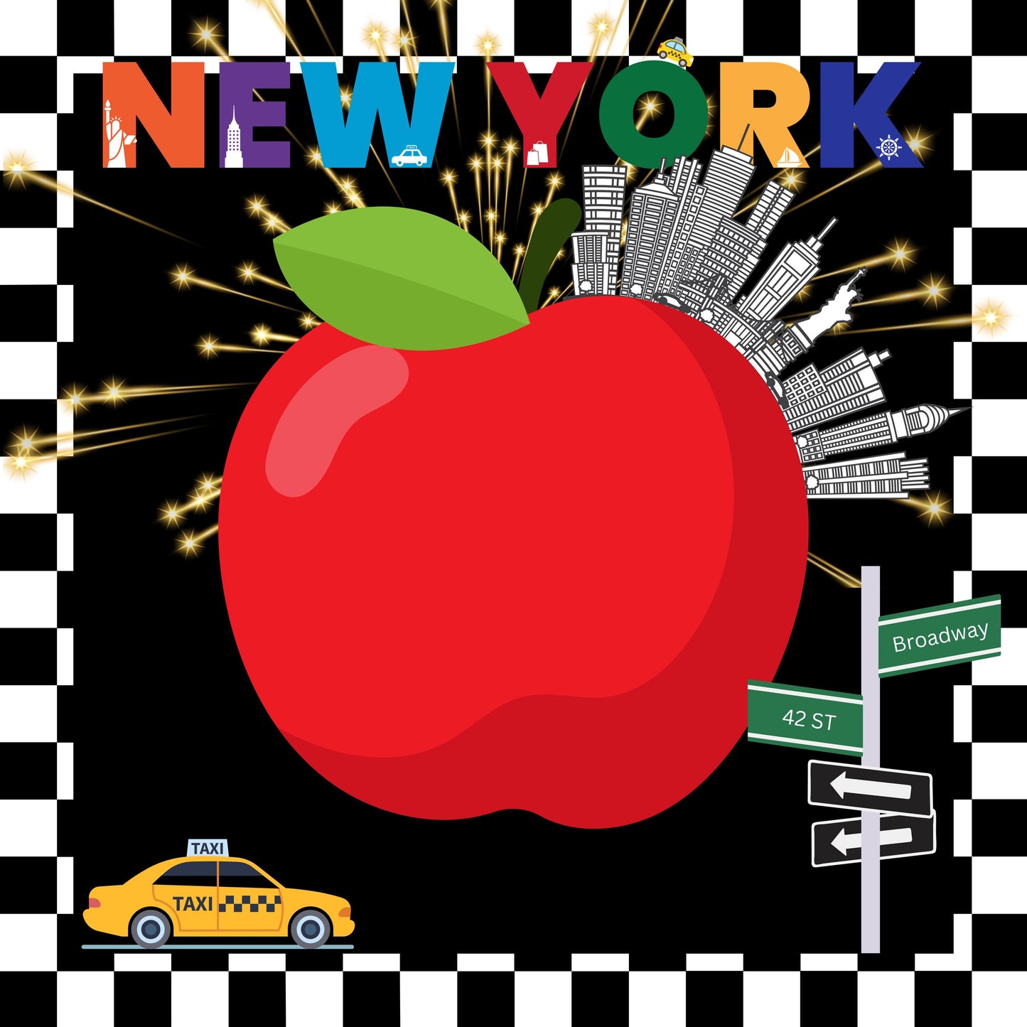 New York City Mahjong Mat