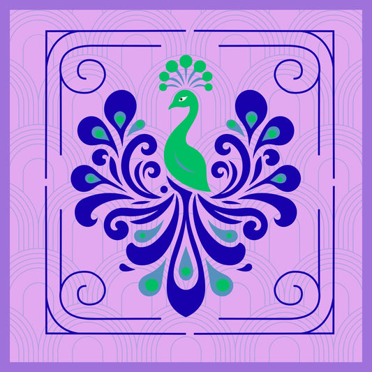 Pretty as a Peacock Mahjong Mats