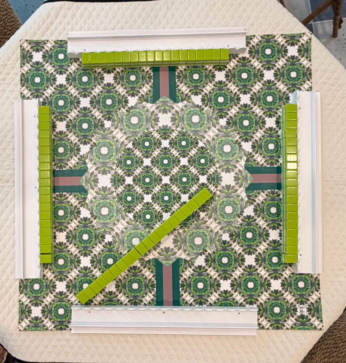 Leatherette Mandala Pattern no. 76