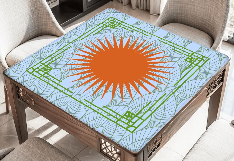 Sierra Sun Mahjong Mat: Mahj Game Tabletop