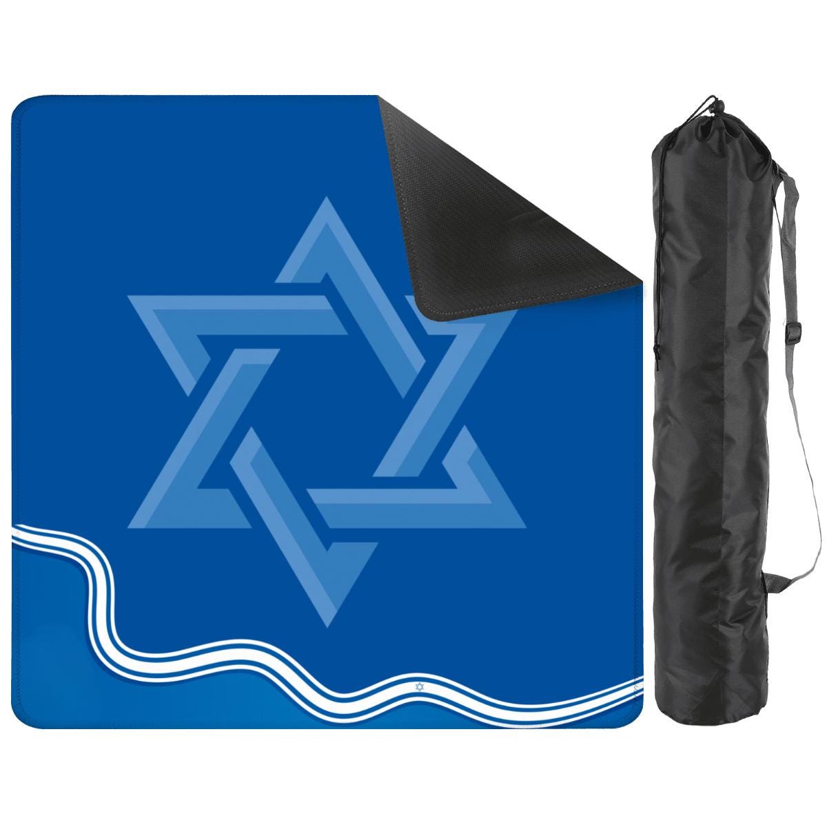 Jewish Star Mahjong Mat: Mahj Game Tabletop (31.5-inch)
