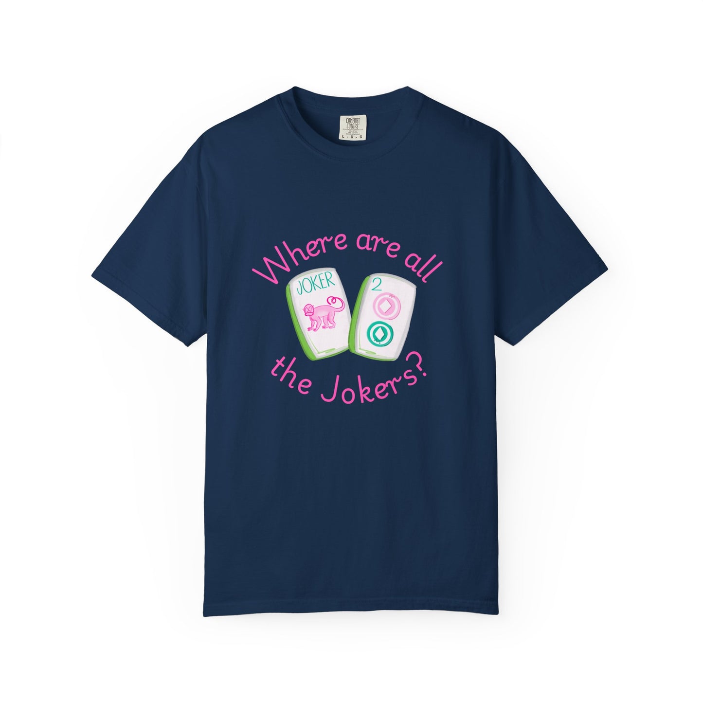 Where are all the Jokers Mahj T-shirt | Mahjong Player Tee, Mahjong Gift Idea