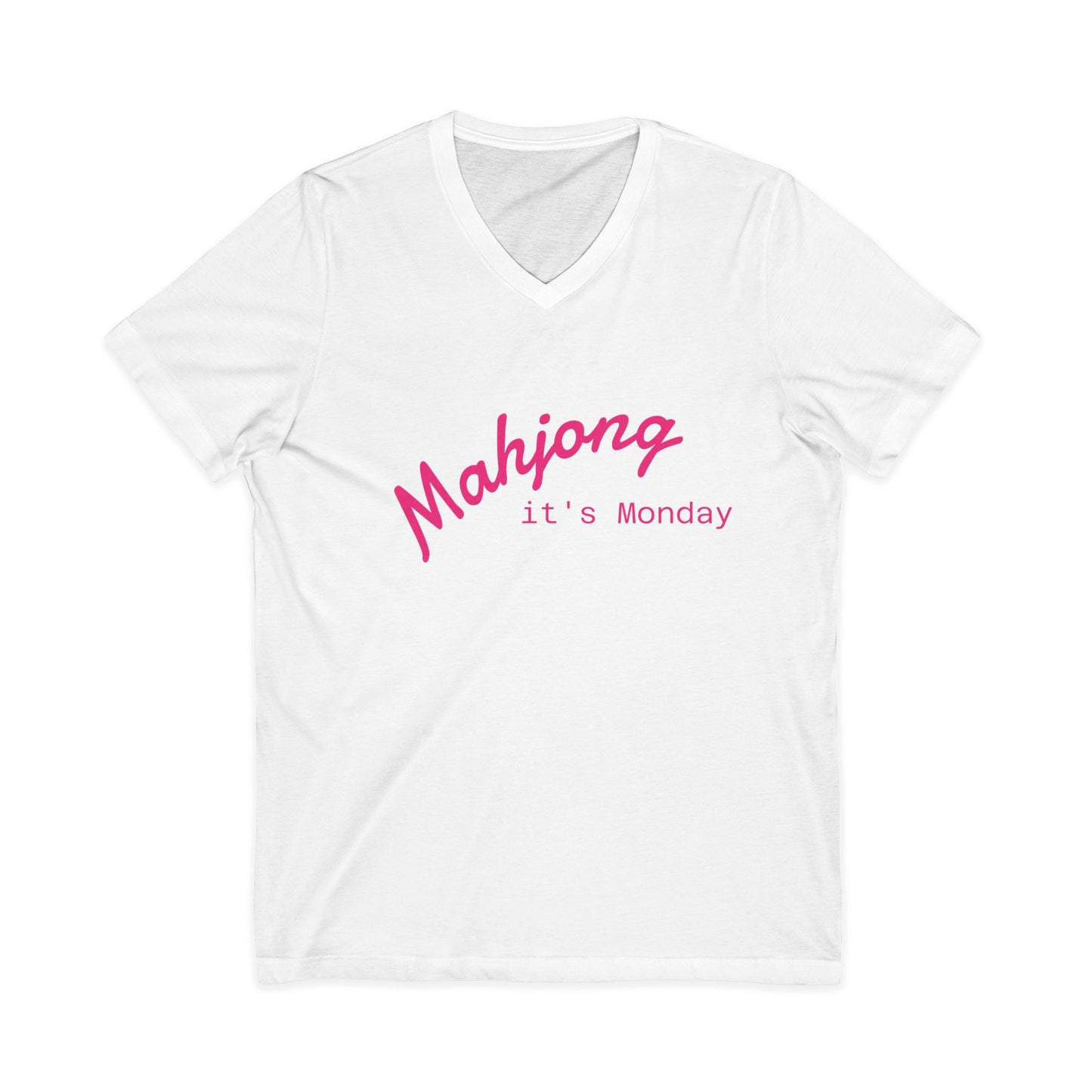 Mahjong it's Monday Tee | Mahjong V-Neck Shirt, Mahjong Lover Top