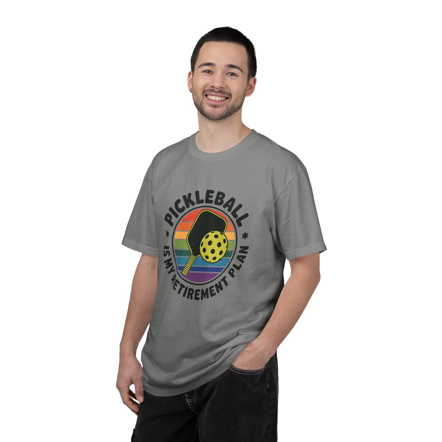 Pickleball Retirement Plan T-Shirt | Garment-Dyed Unisex Tee, Summer Vibe, Sportswear Gift, Funny Pickleball Shirt, Retirement Gift