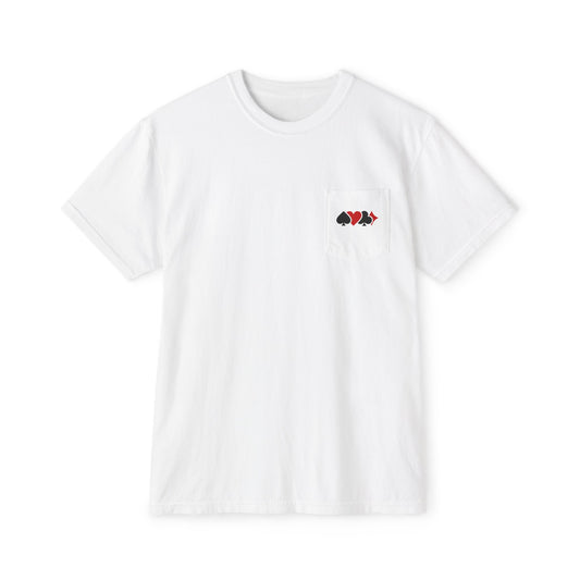 Lucky Canasta Pocket T-Shirt, Gift for Canasta Lovers