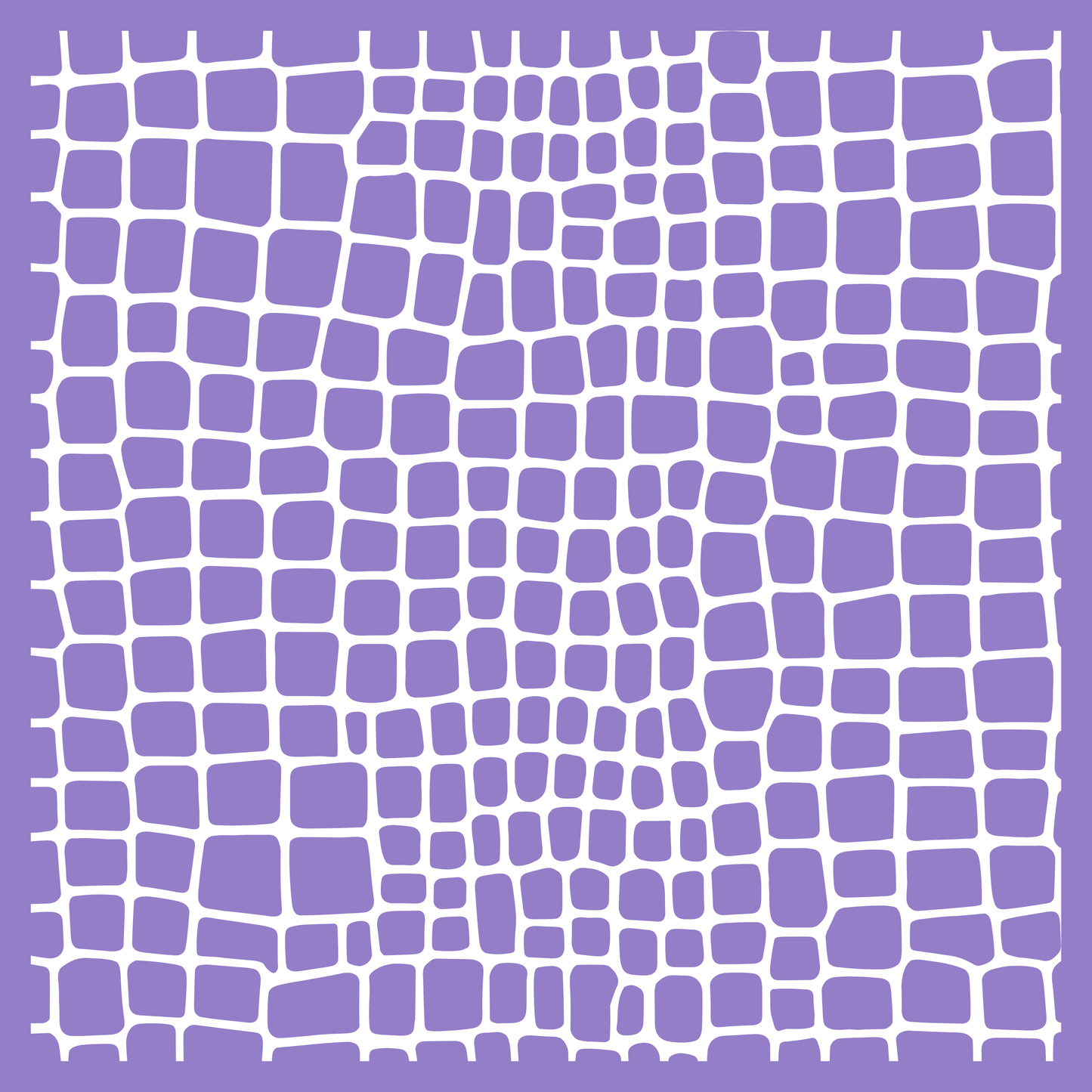 Lavender Gator Skin Neoprene Mahjong Mat
