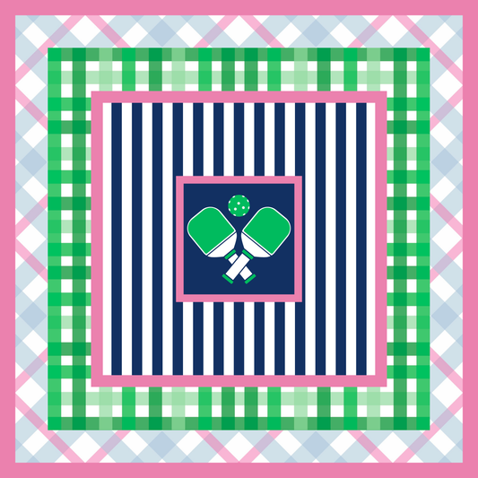 Pickleball Club Mahjong Mat: Mahj Game Tabletop