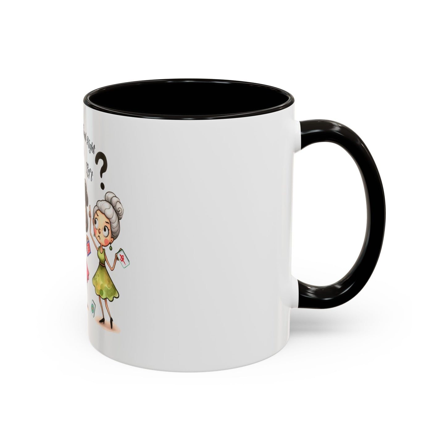 Mahjong Cartoon Mug for Funny Gift, Cute Mahj Coffee Cups, Quirky Drinkware, Playful Mahjong