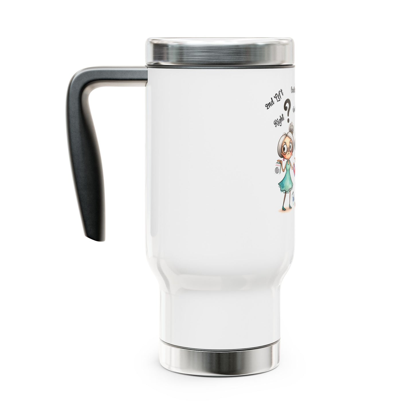 Charleston Mahjong Travel Mug - Gift for Mahj Lovers, Insulated Coffee Cup, Adventure Travel, Birthday Gift, Everyday Use