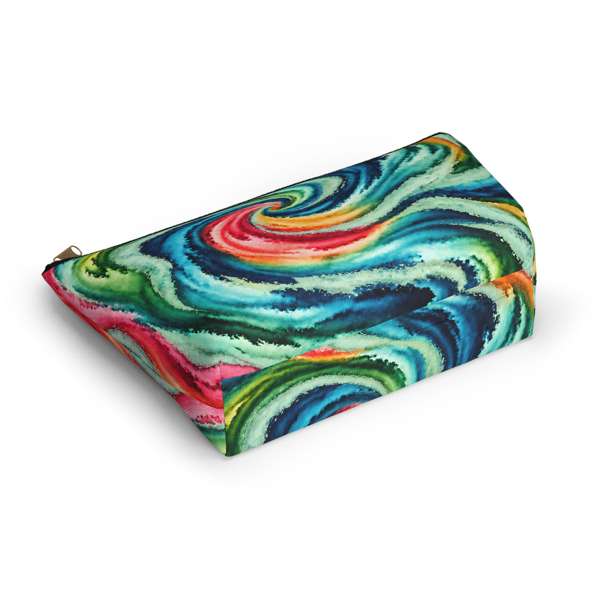 Vibrant Vortex Mahjong Tile Pouch