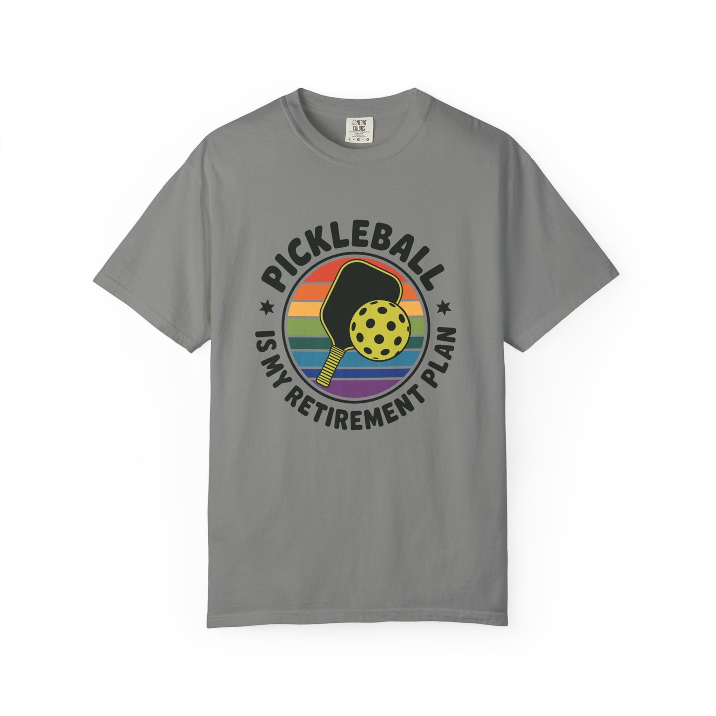 Pickleball Retirement Plan T-Shirt | Garment-Dyed Unisex Tee, Summer Vibe, Sportswear Gift, Funny Pickleball Shirt, Retirement Gift