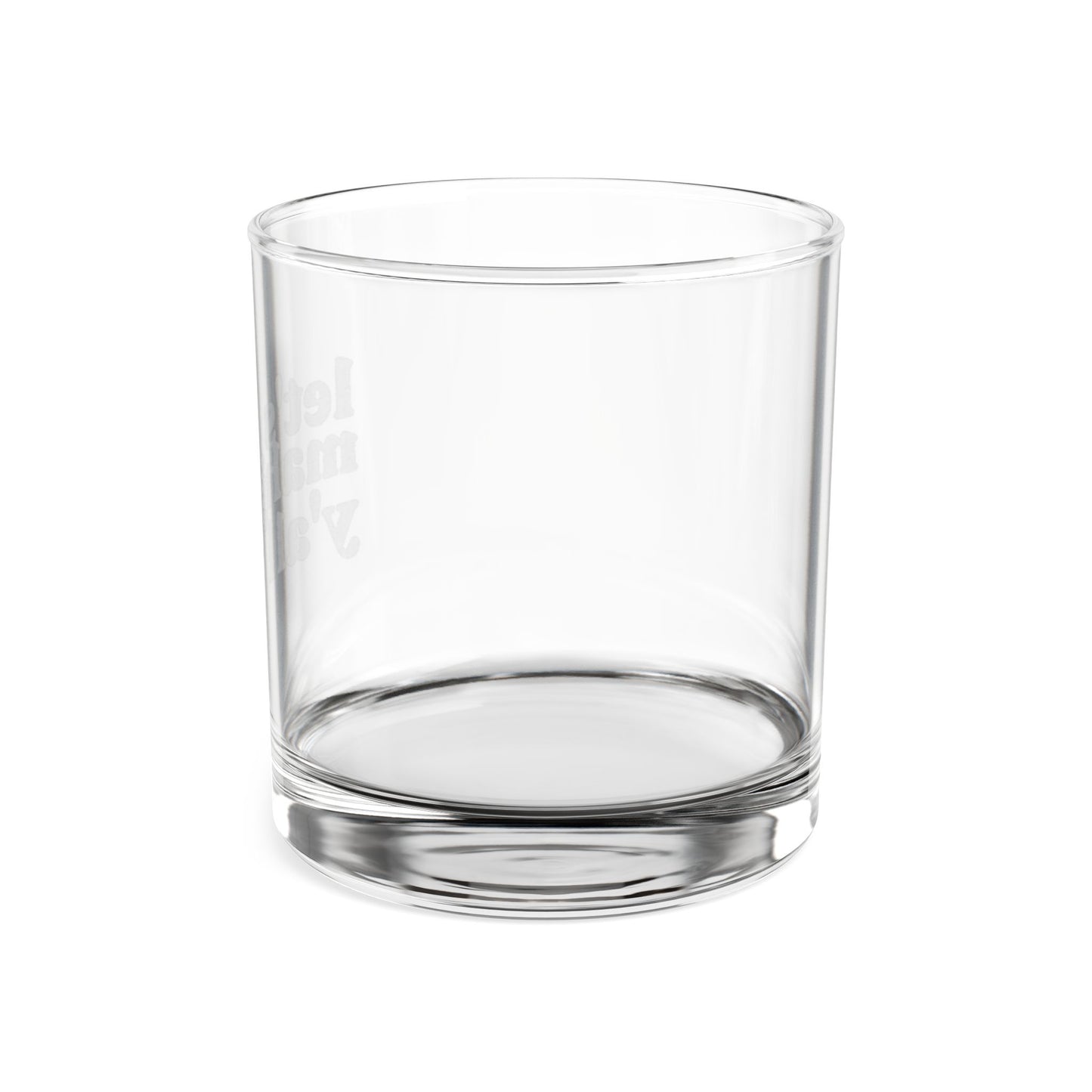 Engraved Whiskey Glass | Mahjong Glass