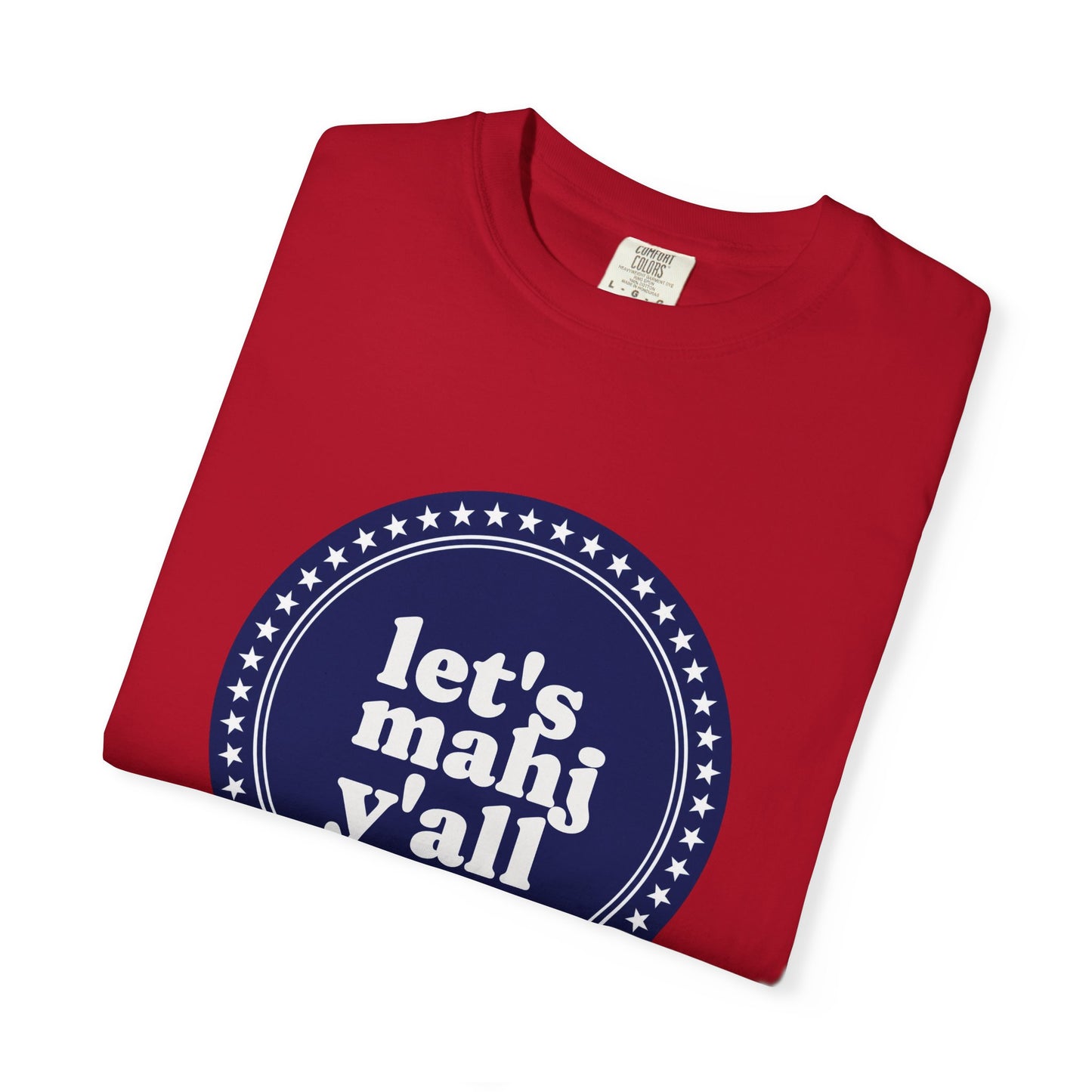 Red, White and Blue Short Sleeve Tee, Mahjong Shirt Gift