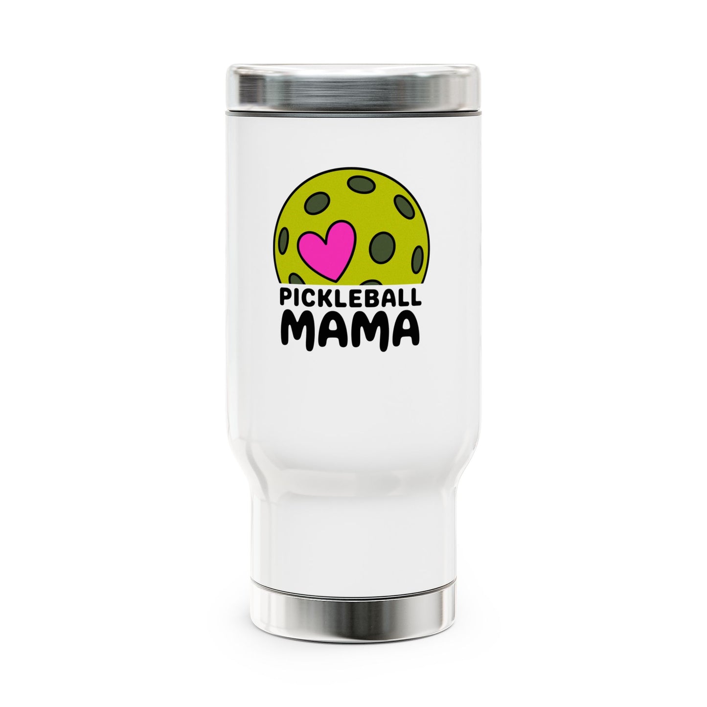 Pickleball Mama Travel Mug - Insulated Coffee Cup, Gift for Pickleball Lovers, Adventure Travel, Birthday Gift, Everyday Use