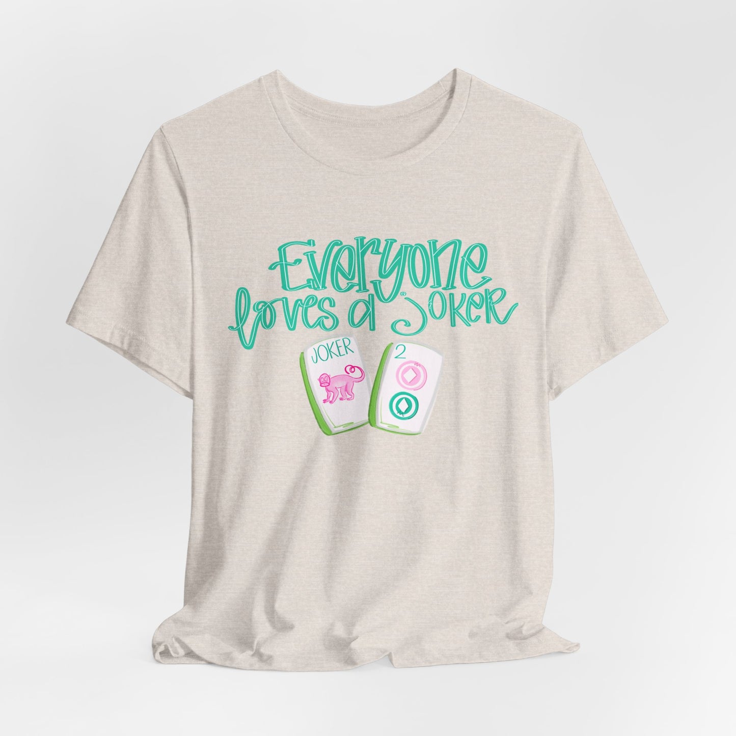 Women's Tee - Everyone Loves a Joker, Mahjong T-Shirt, Mahj, Fun Summer Top, Vacation Outfit