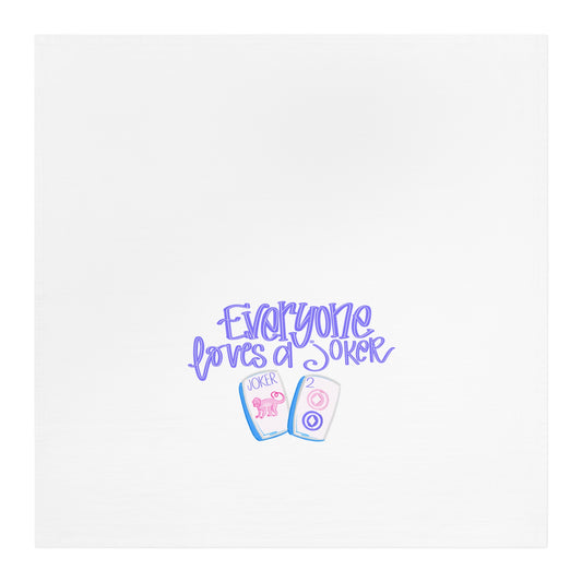 Everyone Loves a  Mahjong Joker Tea Towel, Funny Kitchen Towel, Gift for Mahj, Playful Home Decor, Kitchen Humor, Cooking Gifts