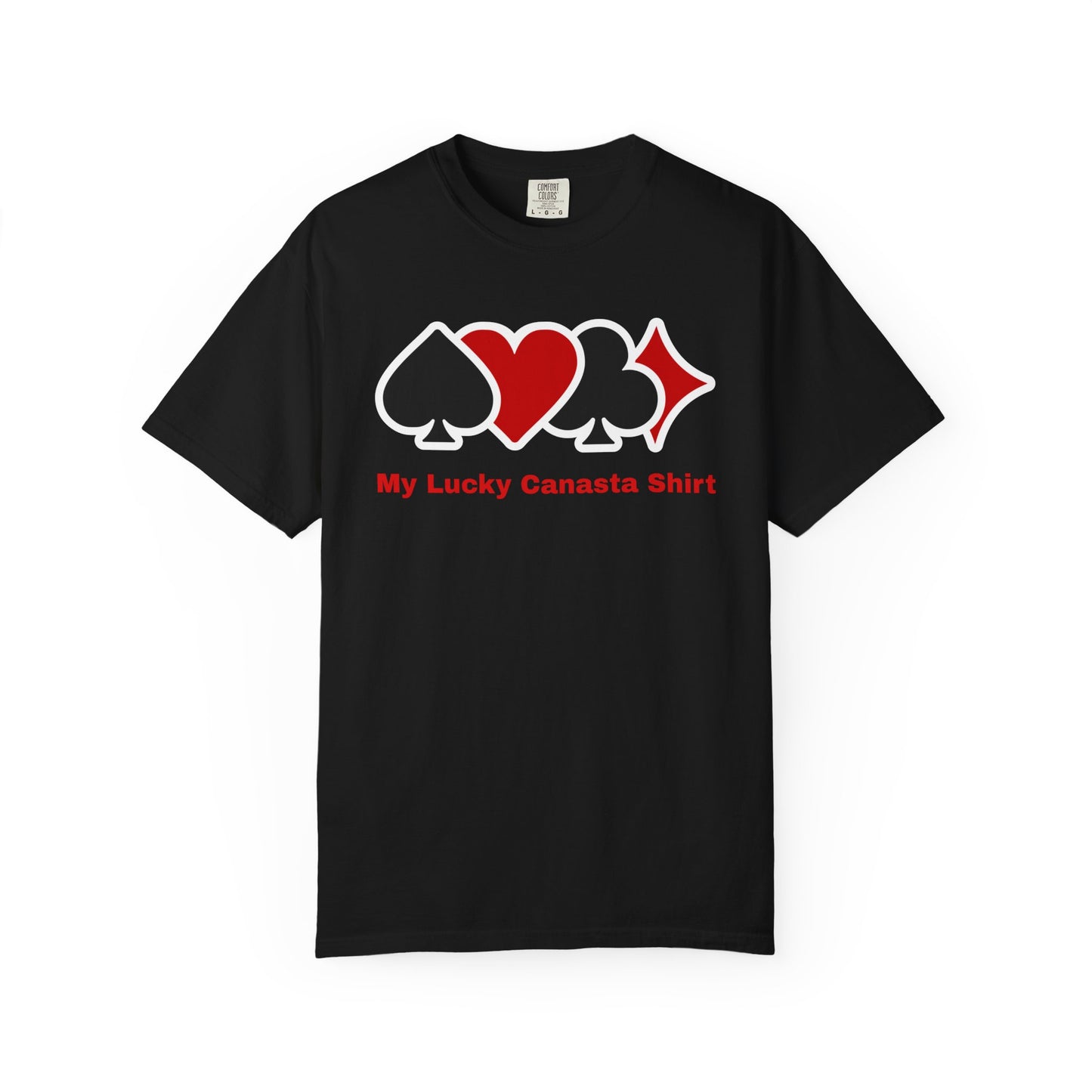 Lucky Canasta T-Shirt, Unisex Card Game Tee, Fun Game Night Apparel, Casual Luck Shirt, Gift for Card Players
