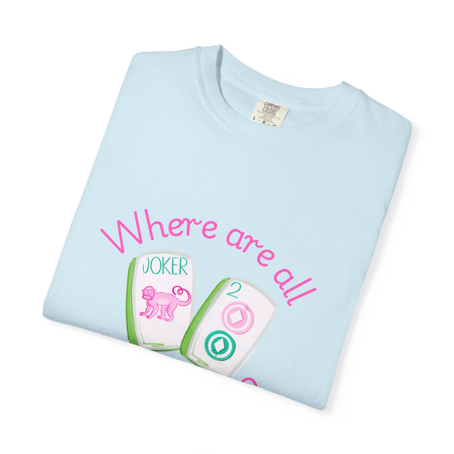 Where are all the Jokers Mahj T-shirt | Mahjong Player Tee, Mahjong Gift Idea