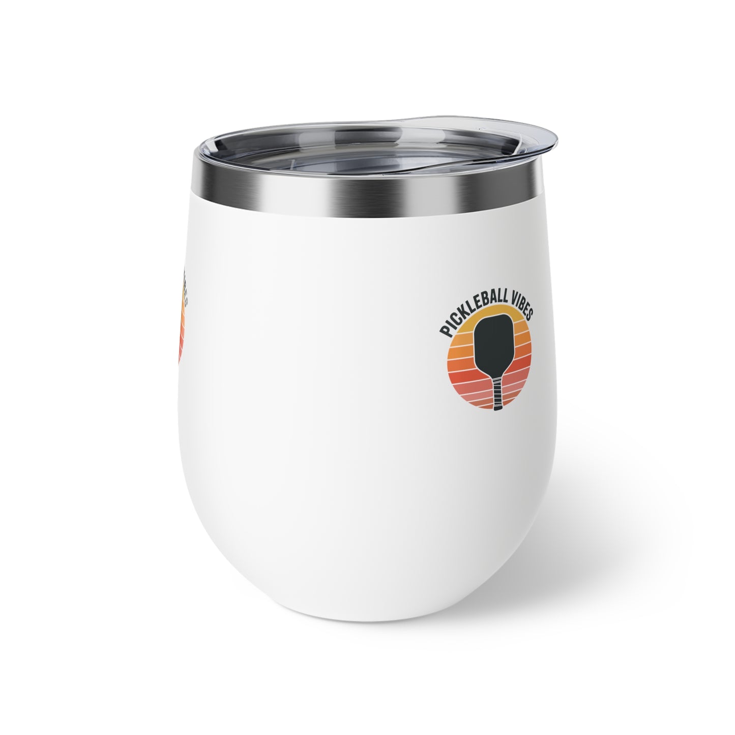 Pickleball Vibes Stylish Copper Insulated Cup, Perfect for Pickleball Parties, Gifts, Outdoor Adventures, Travel Mugs, Tumblers