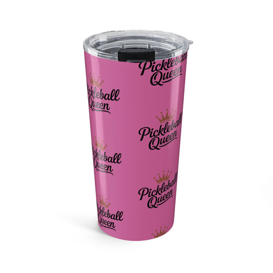 Pickleball Queen Tumbler - 20oz Insulated Travel Mug, Fun Gift for Pickleball Lovers, Ideal for Sports Events, Outdoor Activities, and [...]