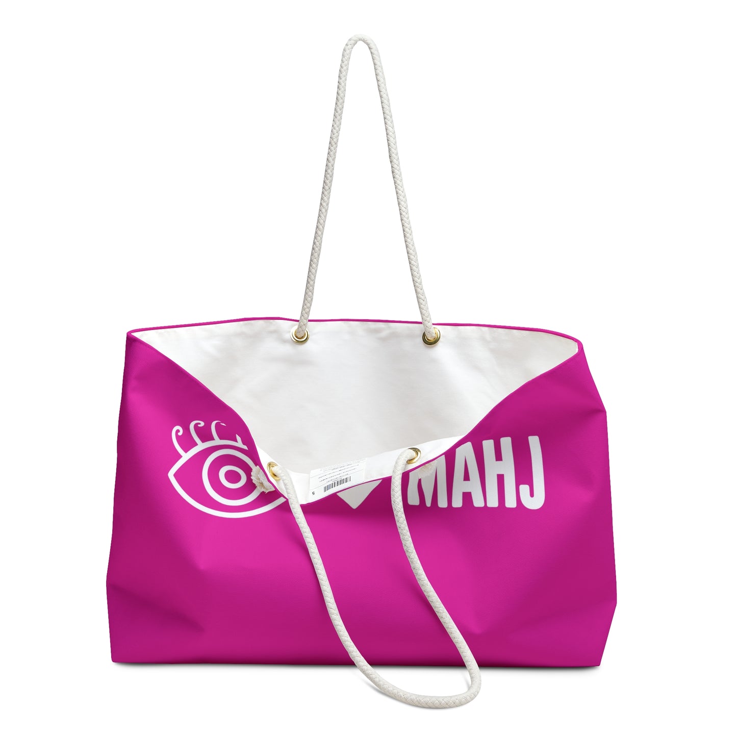 Colorful Weekender Bag: I Love Mahj Travel Tote