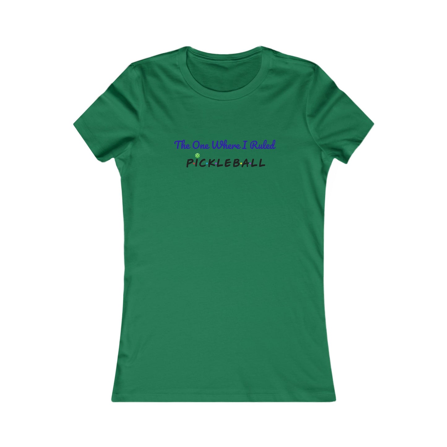 The One Where I Ruled Pickleball Fun Graphic Tee Shirt for Pickleball, FRIENDS Gifts