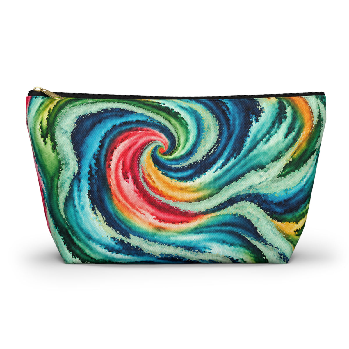 Vibrant Vortex Mahjong Tile Pouch