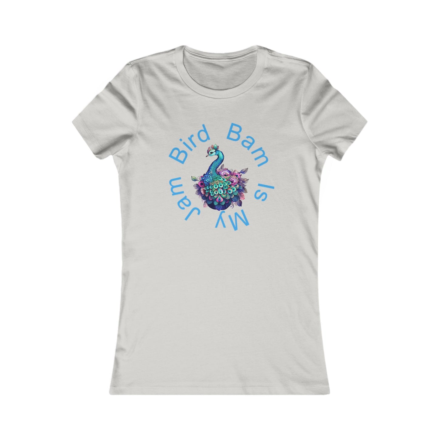 Women's Favorite Tee - Bird Bam is My Jam. Mahjong Fun Graphic Tee Shirt for Mahj Parties, Gifts, Friends, Drinks, Summer Style
