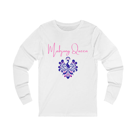 Mahjong Queen, Mahjong  Long Sleeve T-Shirt, Mahj