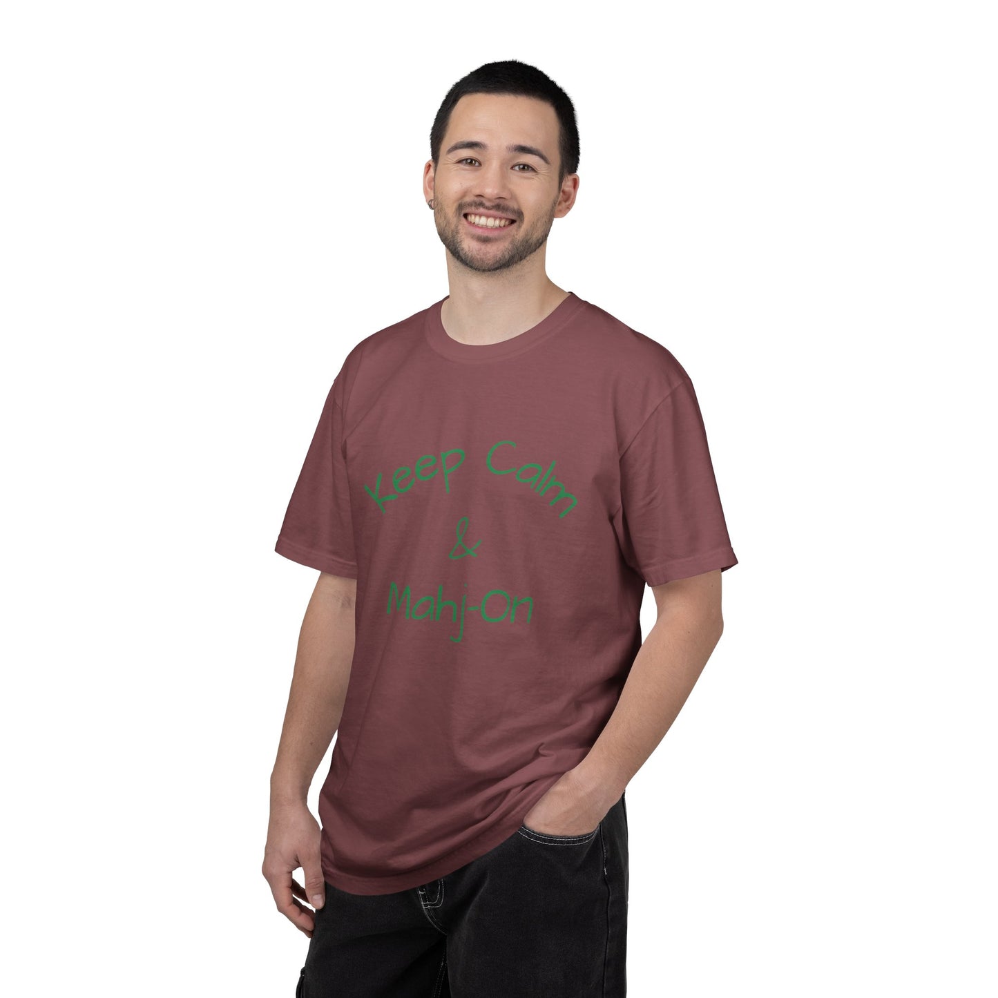 Keep Calm & Mahj-On T-shirt | Mahjong Player Tee, Mahjong Gift Idea