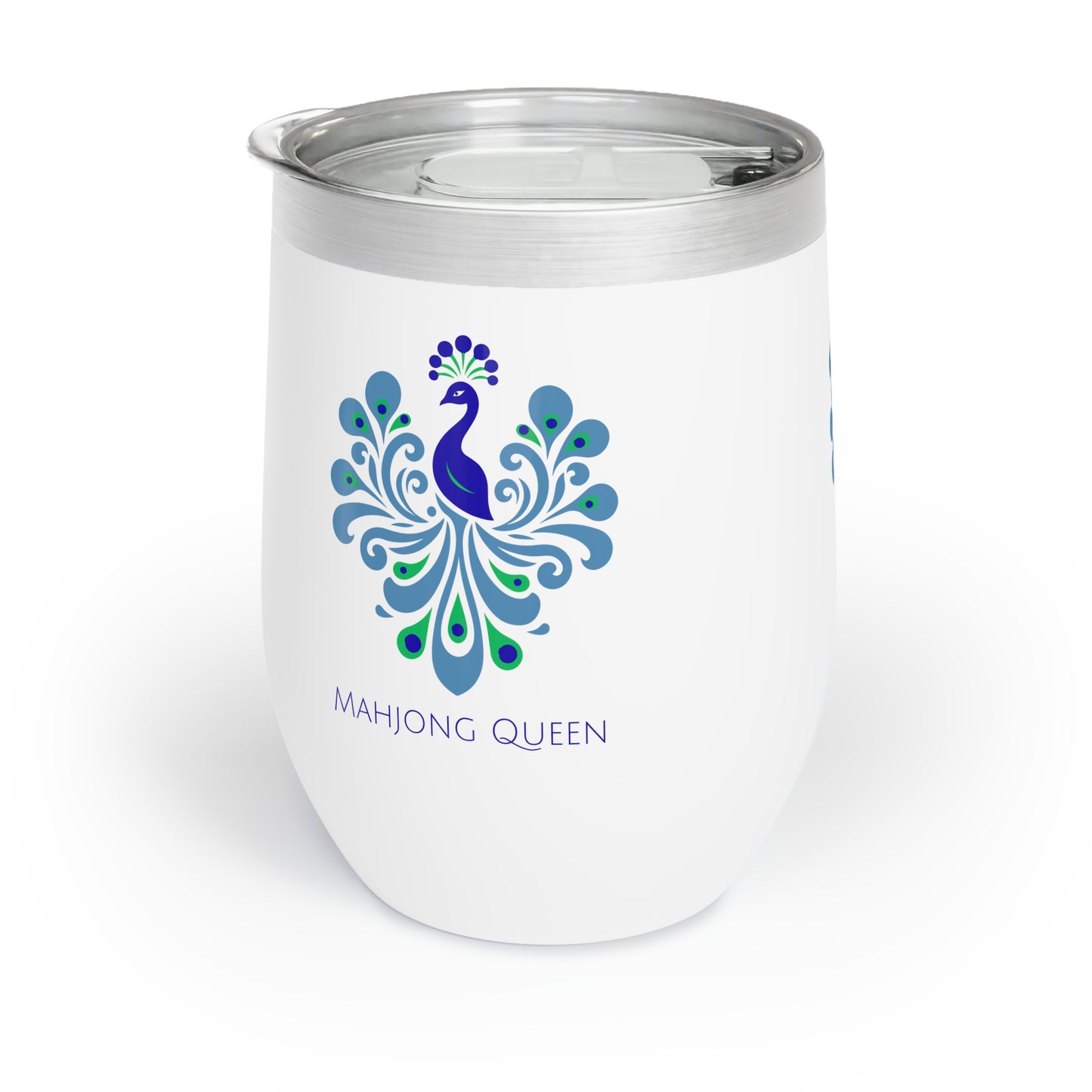 Bird Bam Cheers!  Mahjong Queen Chill Wine Tumbler