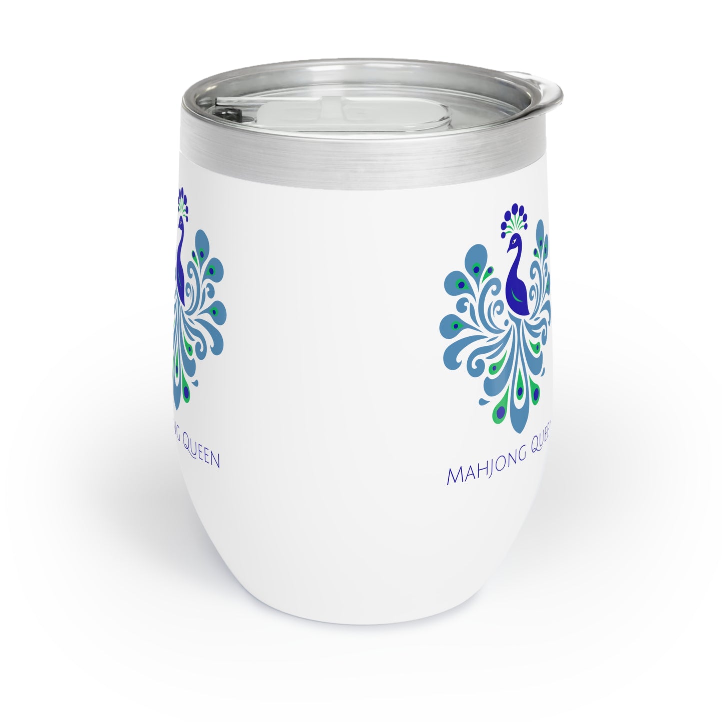 Bird Bam Cheers!  Mahjong Queen Chill Wine Tumbler