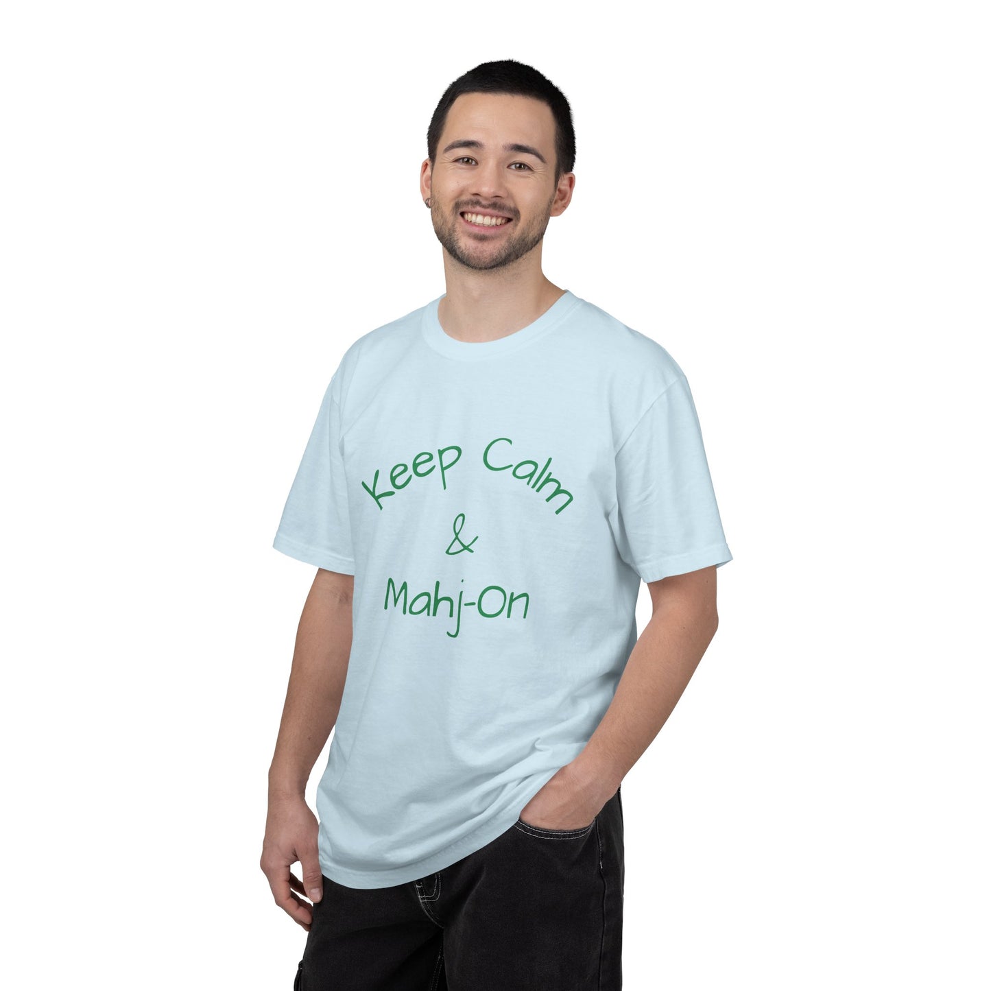 Keep Calm & Mahj-On T-shirt | Mahjong Player Tee, Mahjong Gift Idea