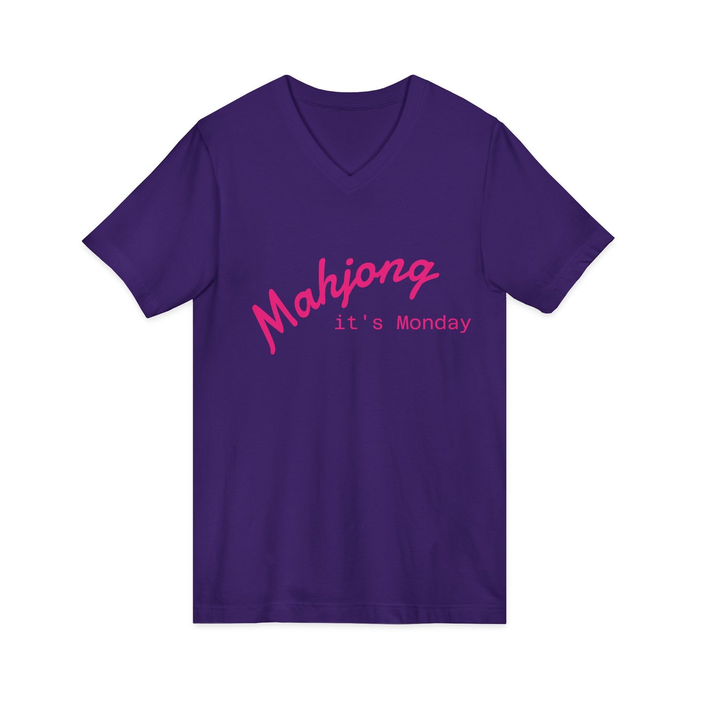 Mahjong it's Monday Tee | Mahjong V-Neck Shirt, Mahjong Lover Top