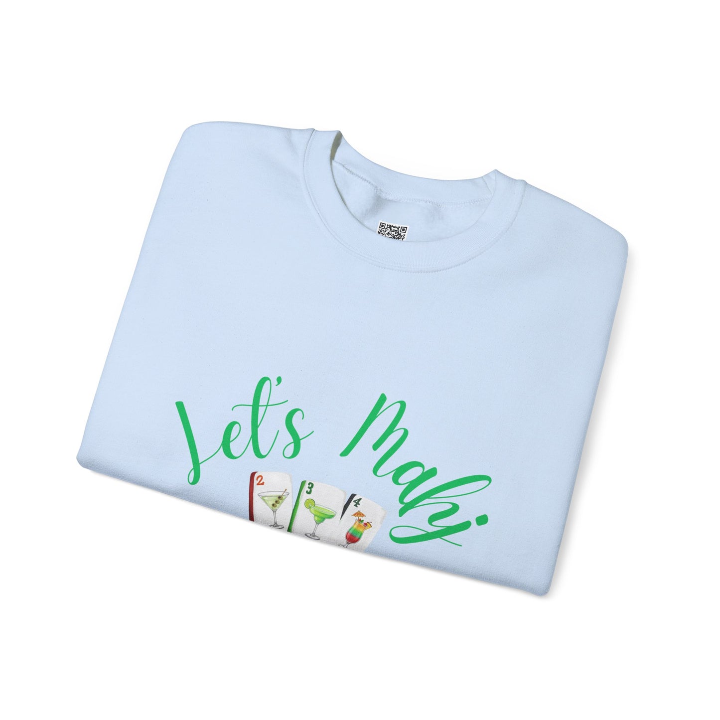 Lets Mahj Y'all Sweatshirt | Cute Cartoon Ladies with Question Marks