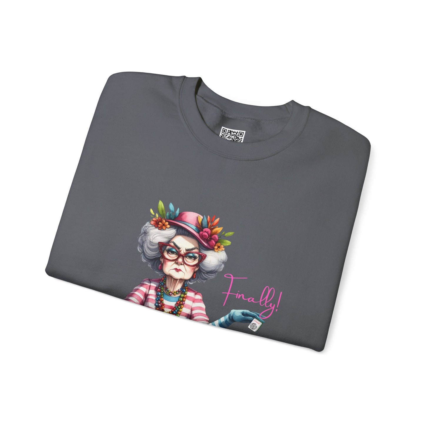 Finally Joker Funny Mahjong sweatshirt