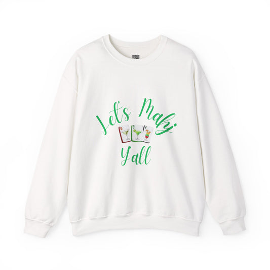 Lets Mahj Y'all Sweatshirt | Cute Cartoon Ladies with Question Marks
