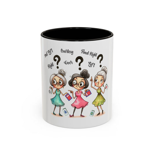 Mahjong Cartoon Mug for Funny Gift, Cute Mahj Coffee Cups, Quirky Drinkware, Playful Mahjong