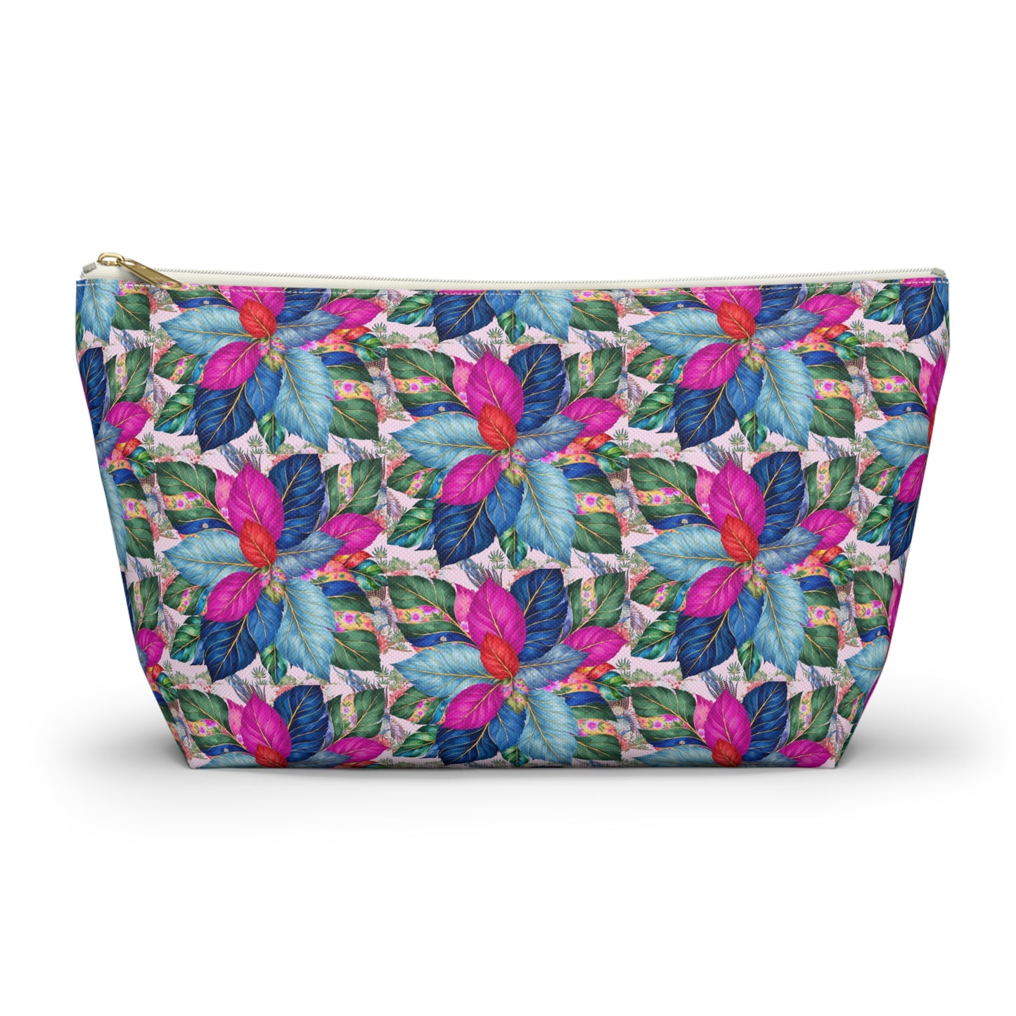 Tobacco Leaves Chinoiserie Mahjong Tile Bag Accessory Pouch